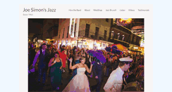 Desktop Screenshot of joesimonsjazz.com
